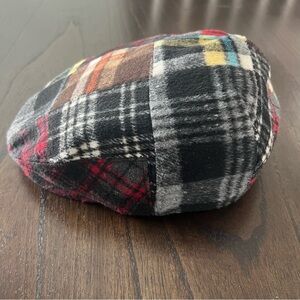 Walrus Hats Plaid Patchwork Polyester Kids Ivy Cap (Toddler, Boys, Youth)
